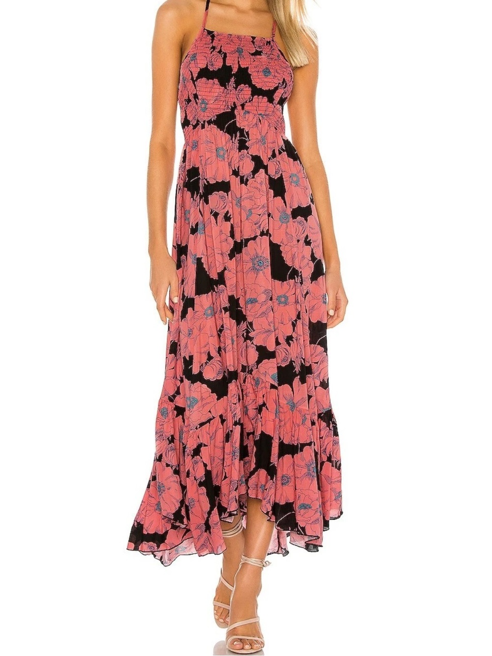 Free People Heatwave Printed Maxi Dress Size Large